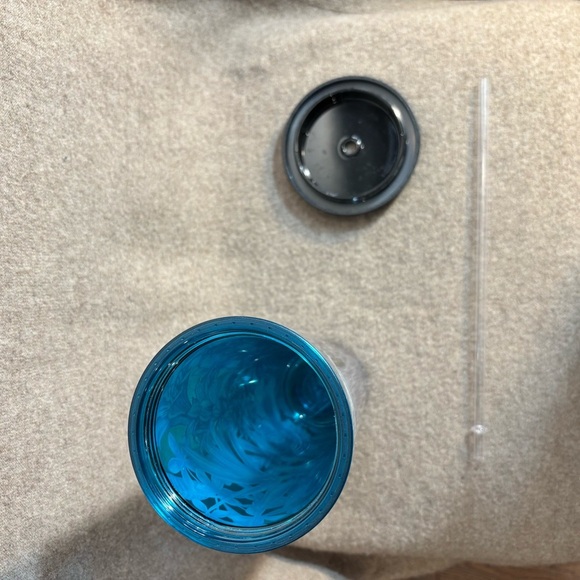 Starbucks Tropical Blue Floral Tumbler with Straw - Picture 8 of 11